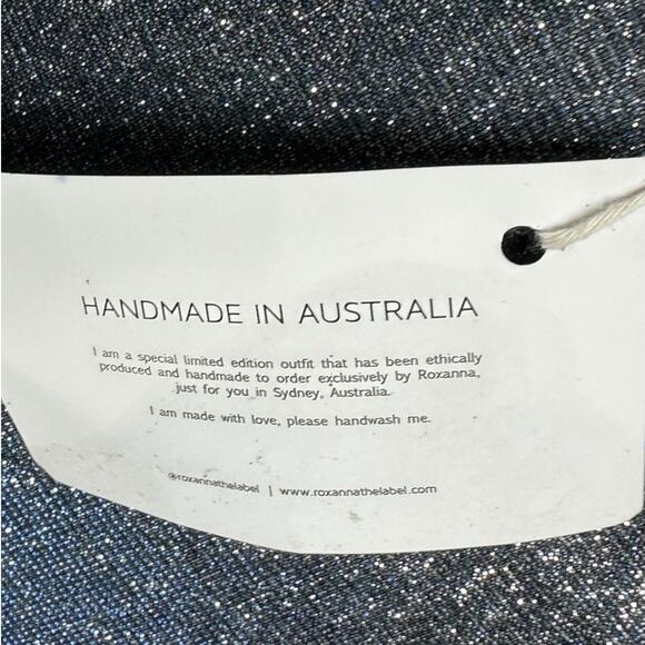 ROXANNA Banks Disco Party Cut Out Sparkly Glam Dress Women's Size Medium NWT - Picture 9 of 12